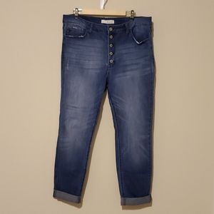Kancan boyfriend style jeans button xl